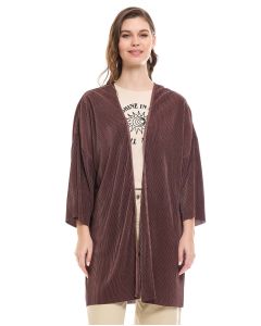 Pleated Long Shrug