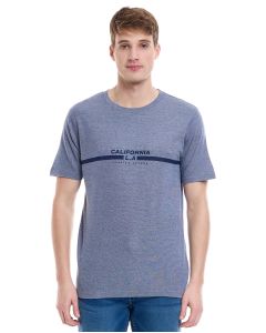 Printed T-Shirt with Crew Neck and Short Sleeves