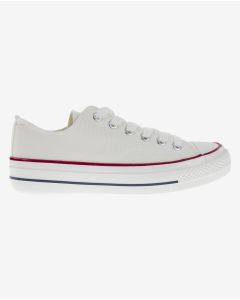 White Cap Toe Sneakers